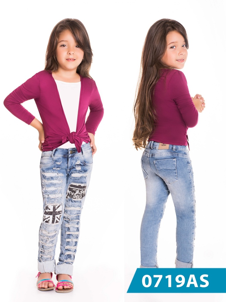 [0001240719AS05] Jeans Infantil Asi Sea