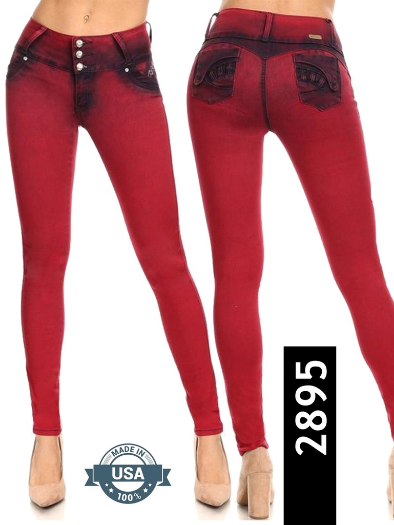 [108289500] Jeans Levantacola Silver Diva