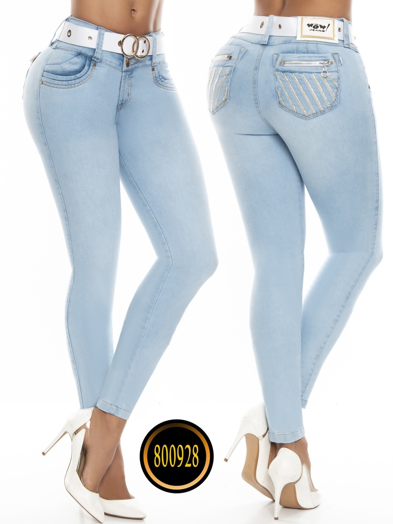 [243800928W01] Jeans Levantacola Colombianos Wow