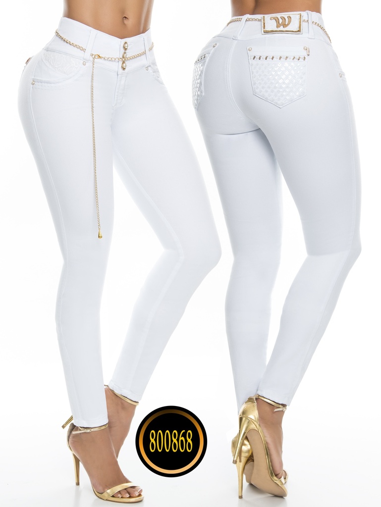 [243800868W01] Jeans Levantacola Colombiano Wow