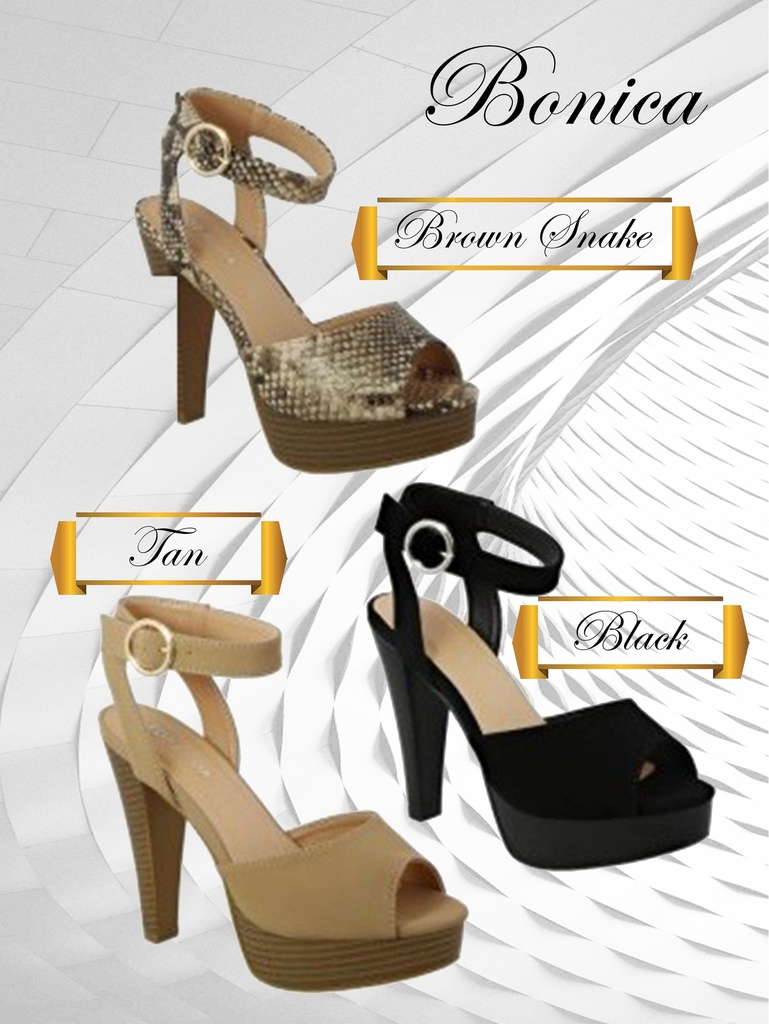 [200BONICAB10] Tacon Bonica Black