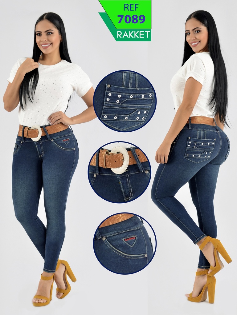 [2617089R03] Jeans Levantacola Rakket 