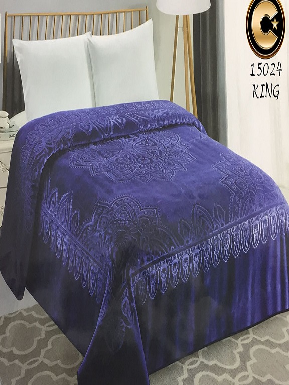 Cobija Tamaño King Azul 15024
