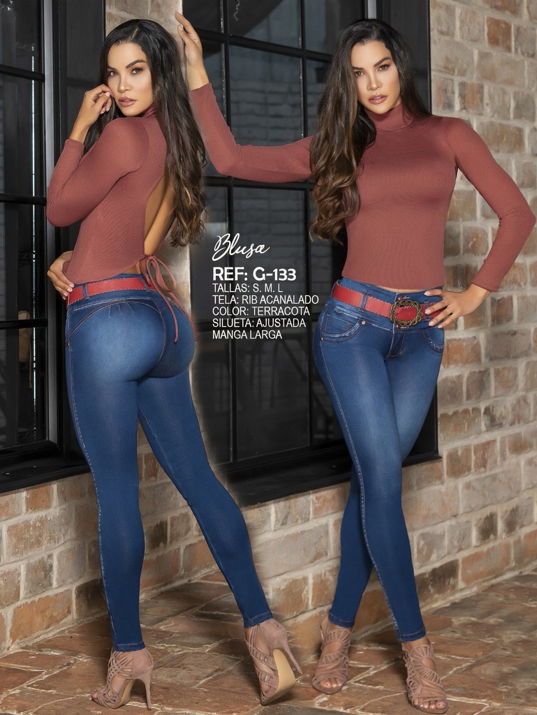 [287G133L] Blusa Moda Colombiana