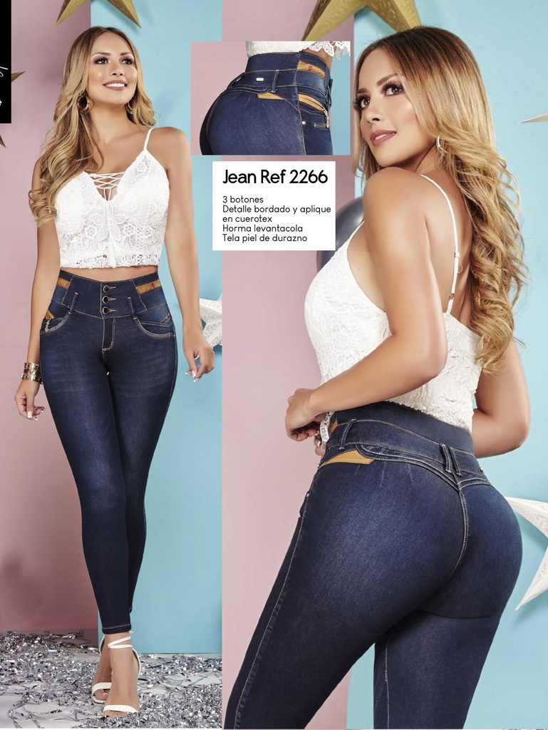 [321226603] Jeans Levantacola Colombiano