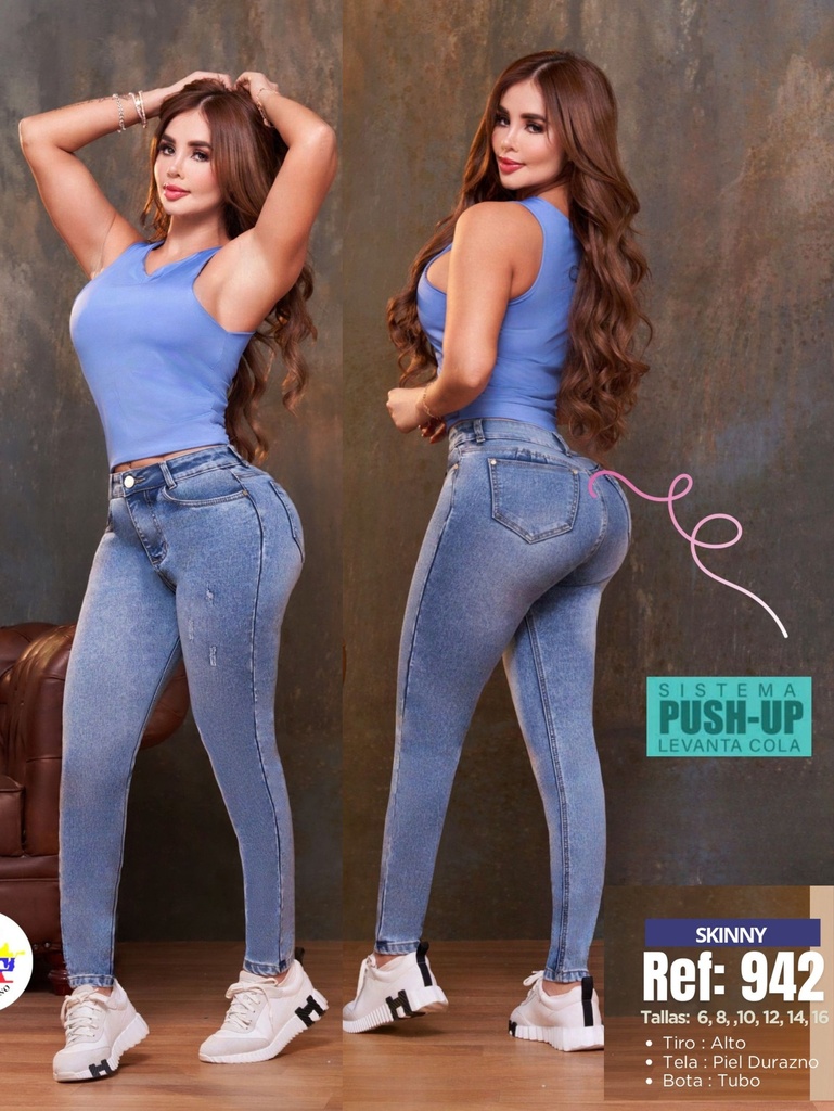 [29094203] Colombian Push-Up Skinny Jeans 942 – High Rise, Light Wash (3)