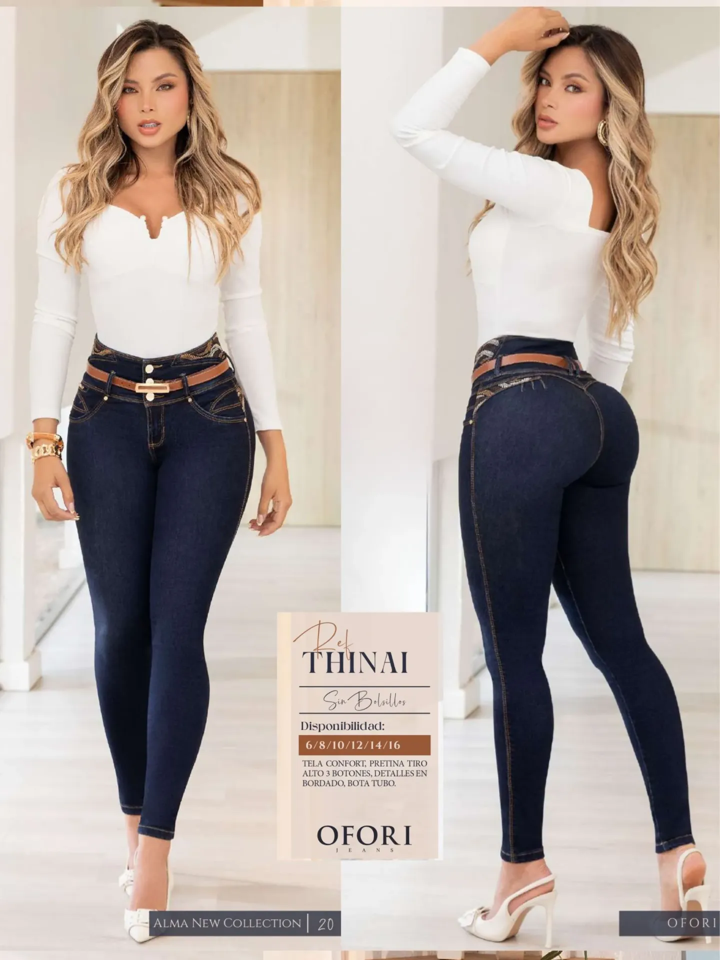 Jeans Levantacola Colombiano