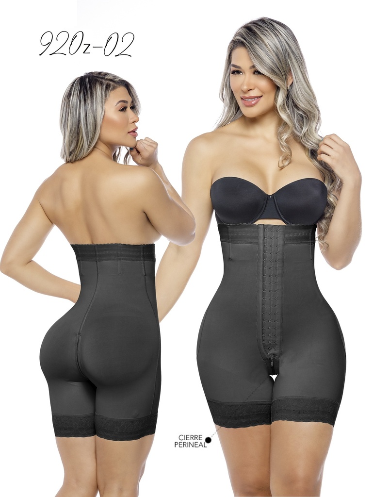 [230920ZS02] Women's Black High Waist Short Shaper Shapewear Body Shaper 920Z-02