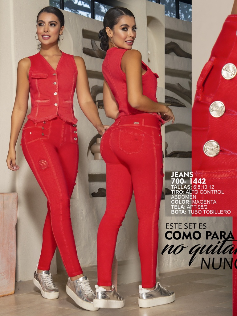 [287144205] Jeans Levantacola Colombiano