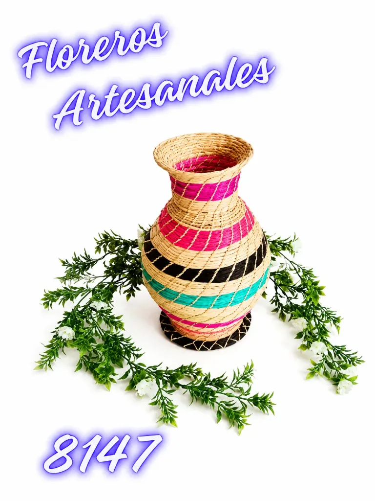 [3668147] Floreros Artesanales 