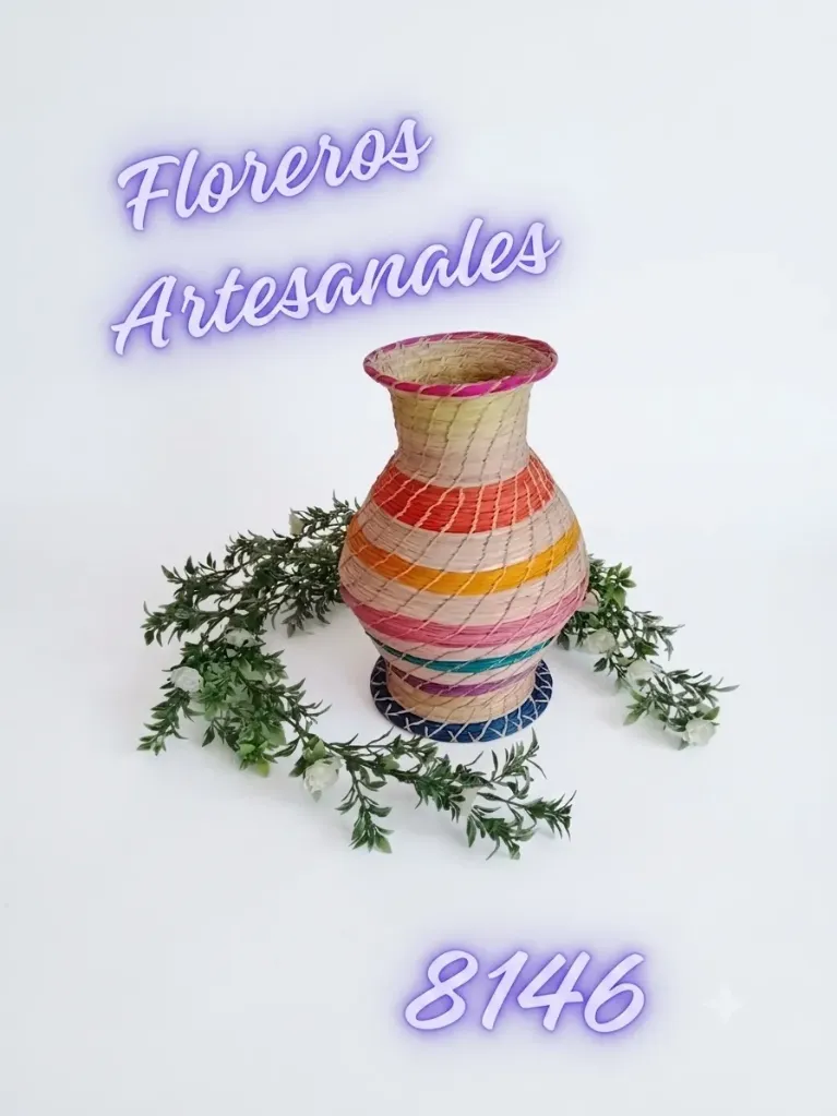 Floreros Artesanales 