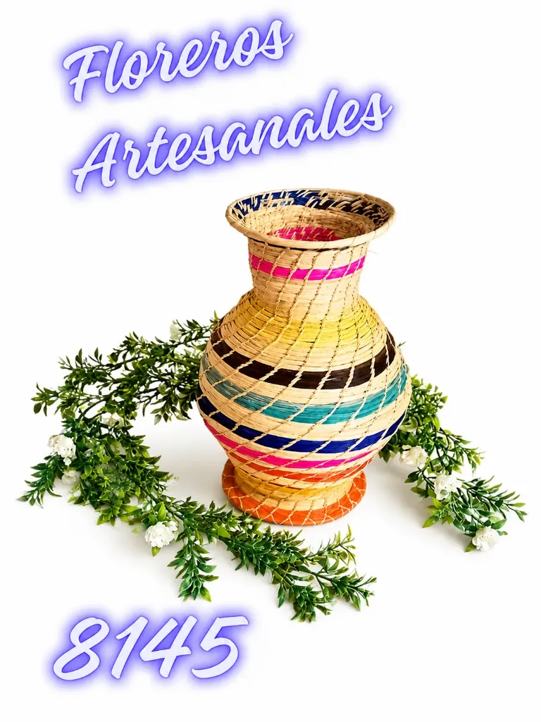 [3668145] Floreros Artesanales 