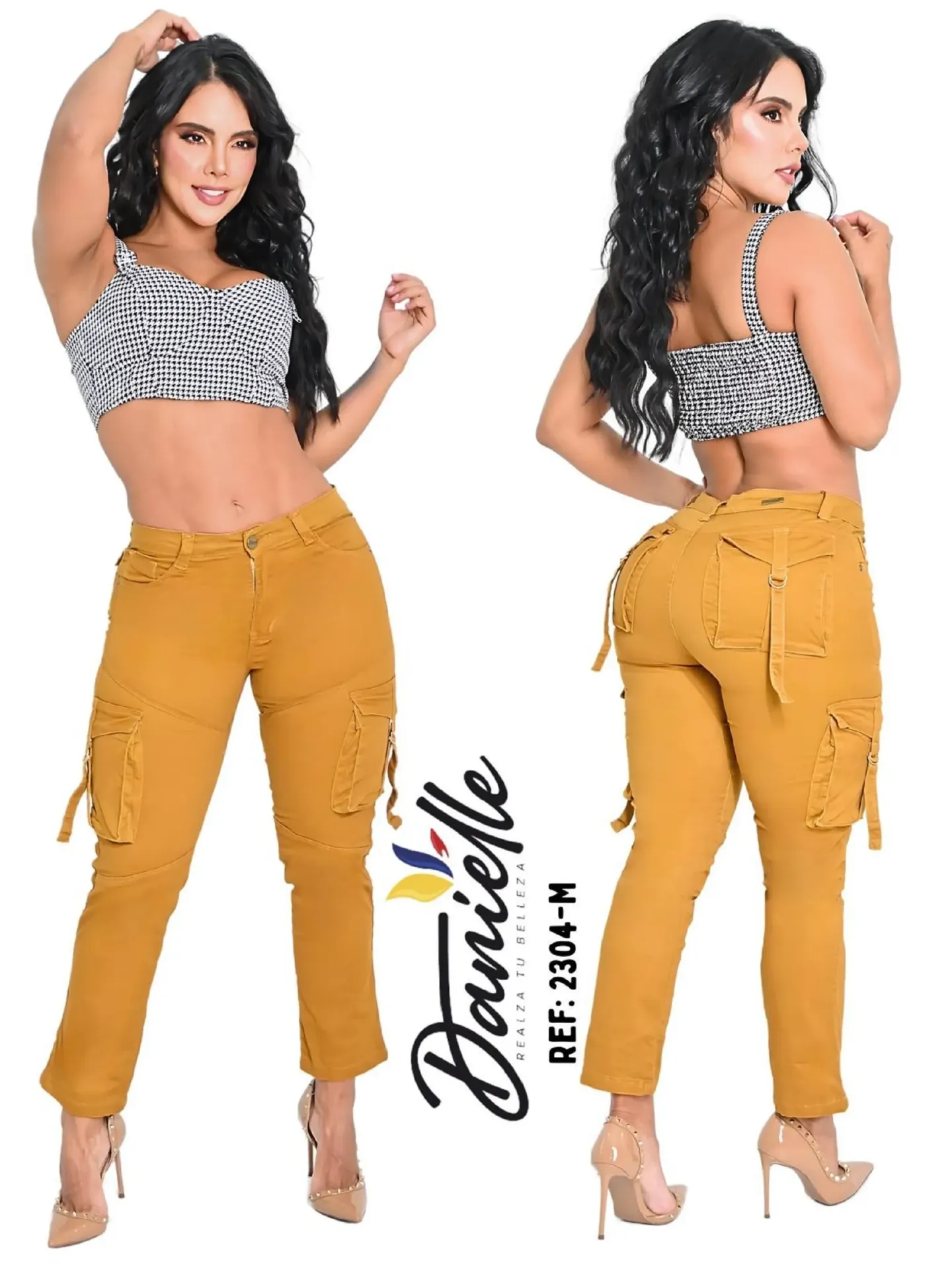 [1092304M13] Pantalon Tipo Cargo