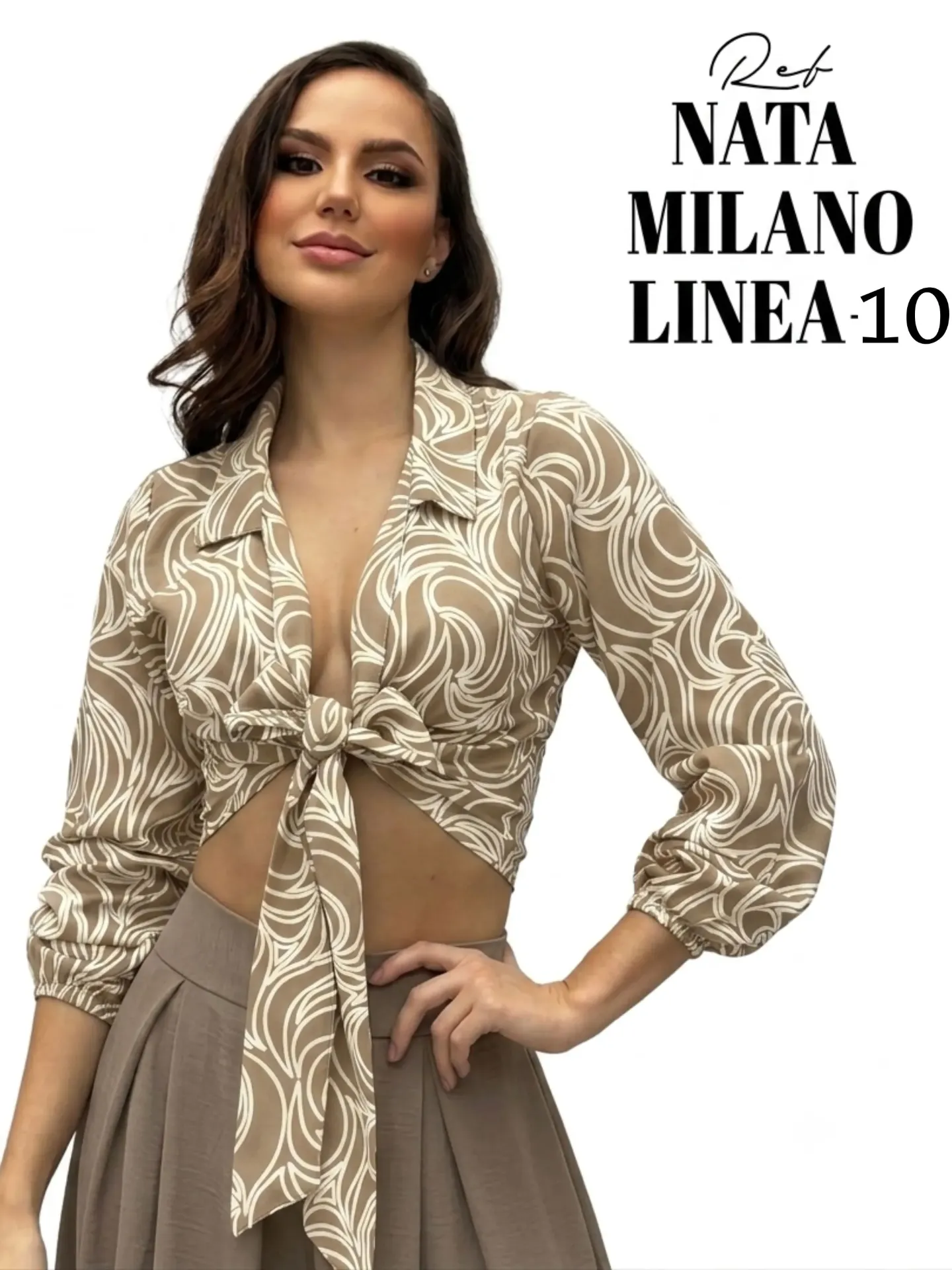 [372NATAMILANOLINEAS10] Blusa Moda Colombiana