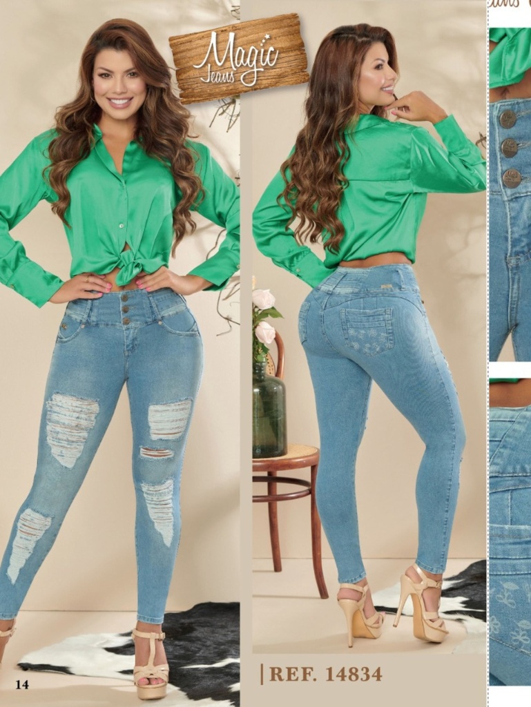 Jeans Levantacola Colombiano