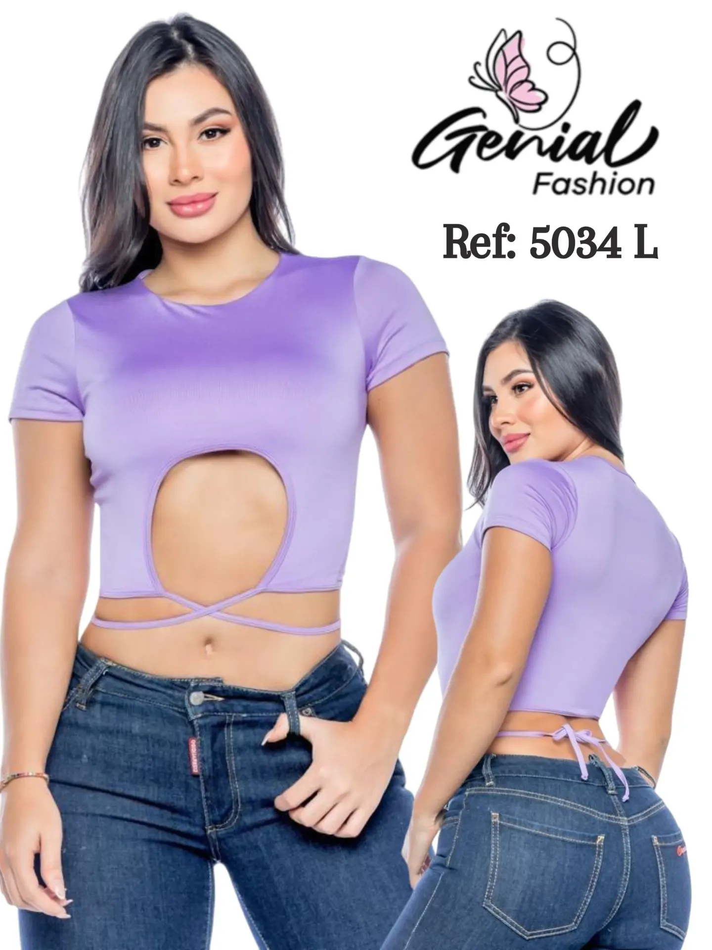 [1095034LS] Blusa Moda Colombiana (S)