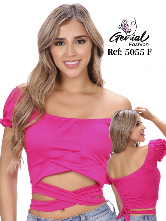 [1095055FL] Blusa Moda Colombiana (L)