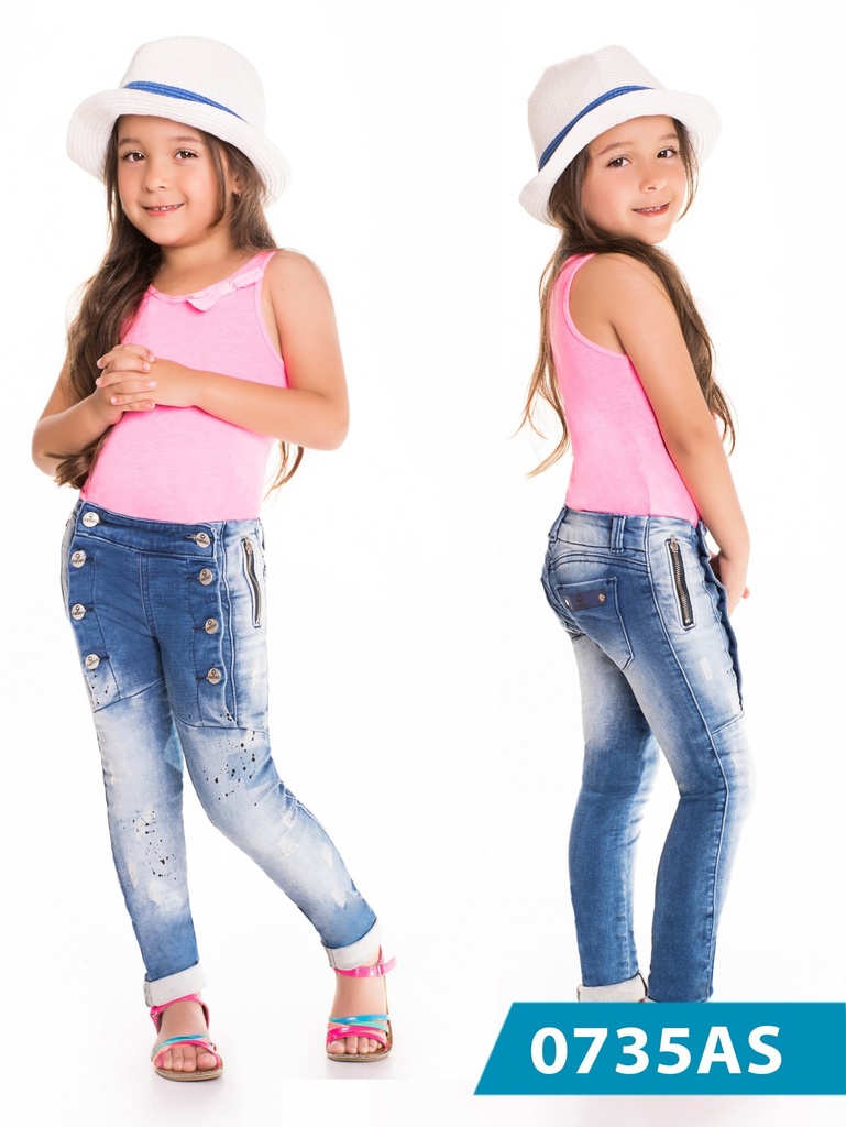 [0001240735AS03] Jeans Infantil Asi Sea (3n)