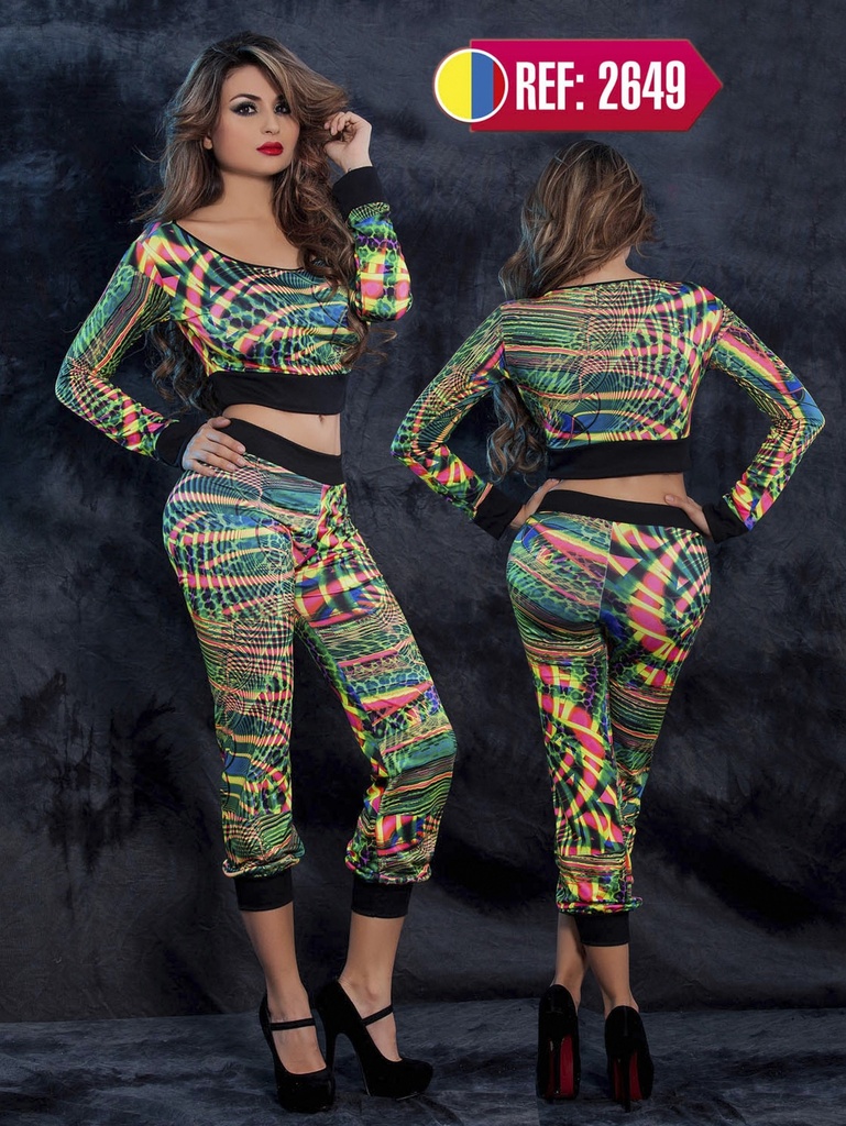 [1112649] Conjunto Capri Colombiano Cereza 