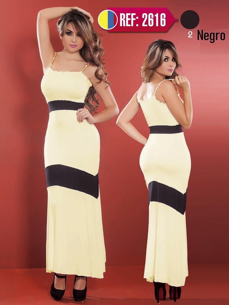 [1112616N] Vestido Largo Moda Cereza