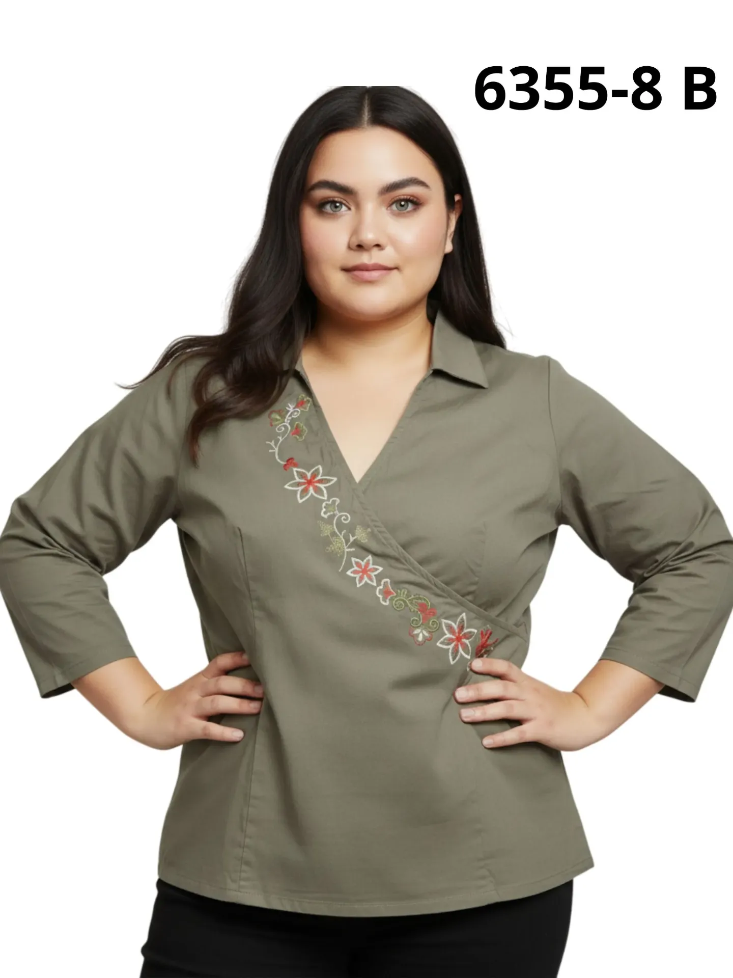 [25063558B14] Blusa Moda Colombiana Bambu (L)