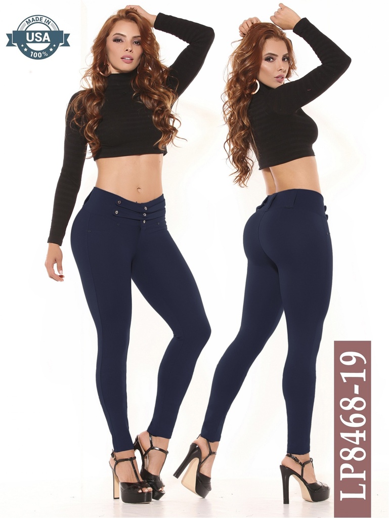 [256LP846819S] Pantalon Clasico Azulle Fashion (S)
