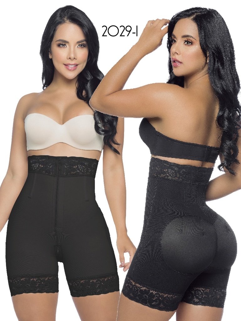 Women's Black High Waist Shaper Shorts Shapewear Body Shaper 2029-1