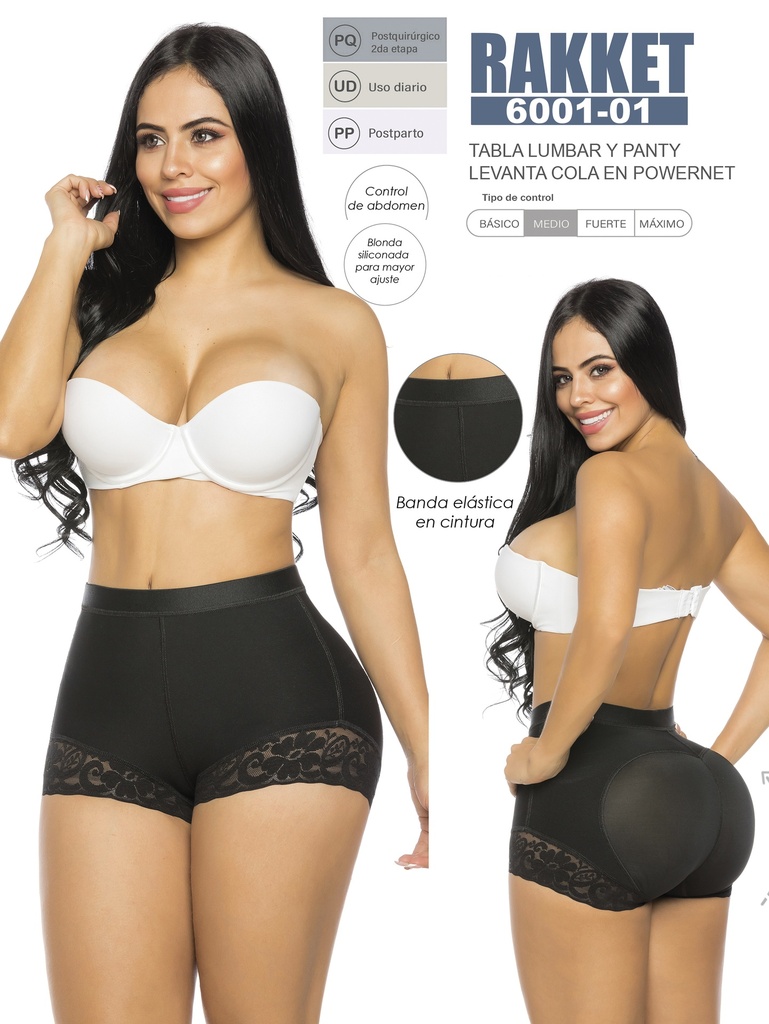 [3186001S01] Faja Short Levantacola  (S)