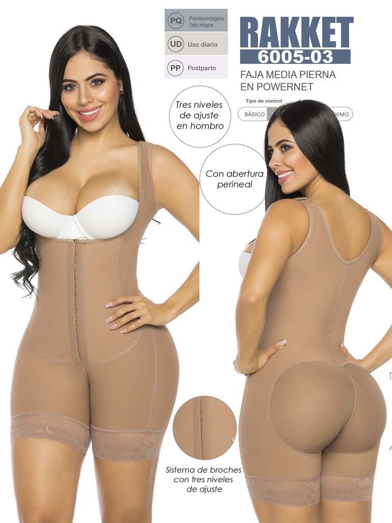 [3186005S03] Faja Media pierna Zona Termica Abdominal (S)