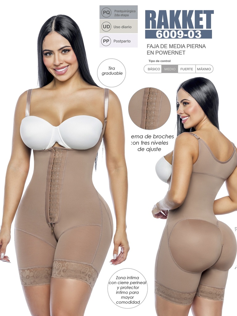 [3186009L03] Fajas Moda Colombiana Rakket (L)
