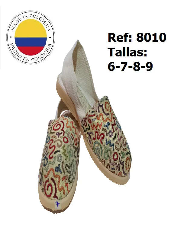 Women's Beige Floral Espadrilles 8010