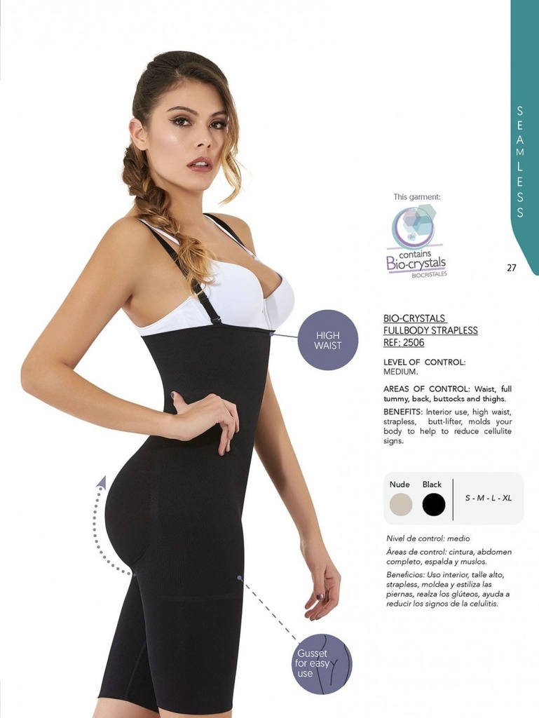 Faja Moldeadora Short Moldeador Cintura Alta Negro para Mujer
