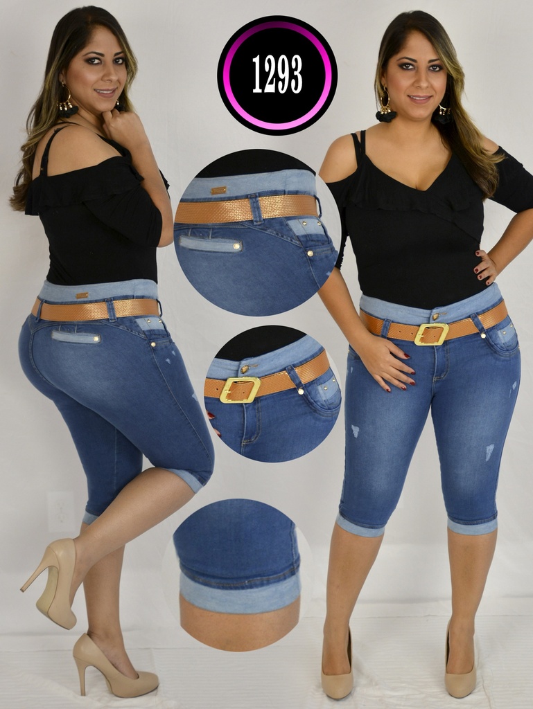 [1021293TB15] Capri Colombiano Plus Size