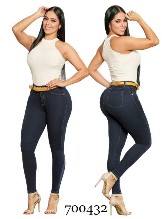 [33370043205] Women's Black Skinny Butt Lift Jeans 700432