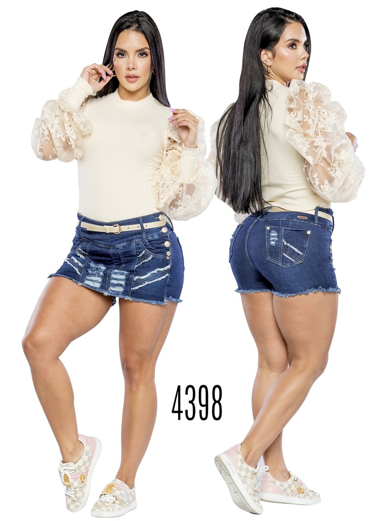 [267439801] Falda Short Levantacola Colombiano