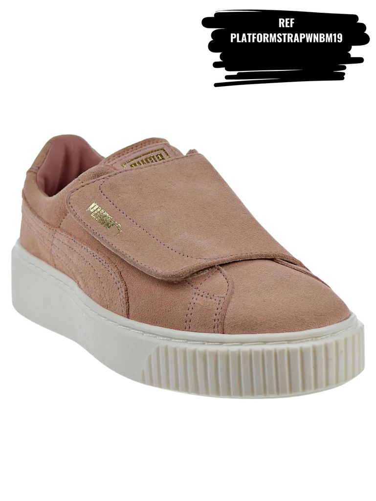 [263PLATFORMSTRAPWNBM19-7] Platform Strap Wn Brown Marshmellow Sneakers