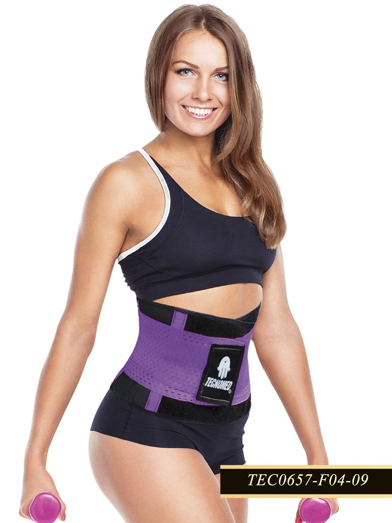 [1360657PS] Women's Purple Fitness Waist Trainer Belt Shapewear Body Shaper 0657 (S)