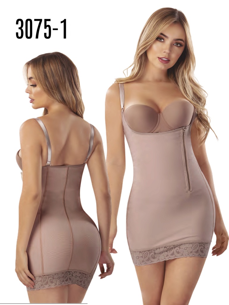 Faja Vestido Moldeador Moca para Mujer – Estilo 3075