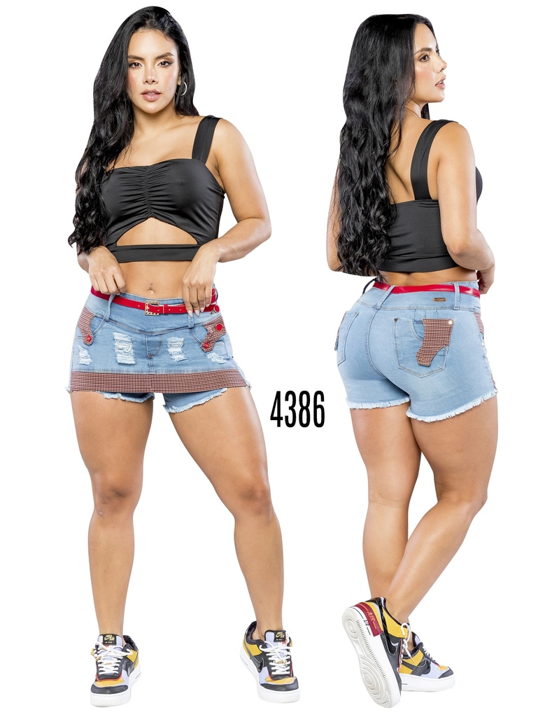 Falda Short Levantacola Colombiano