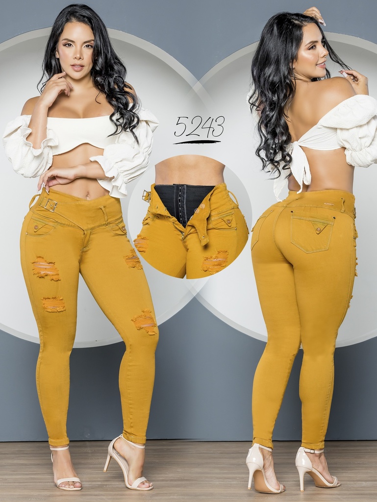 [2675243S01] Jeans Levantacola Colombiano Con Faja  (1)