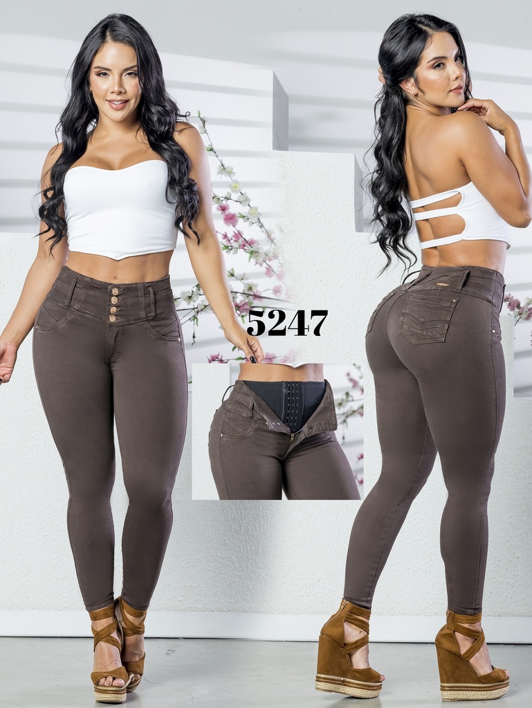 [2675247S05] Jeans Levantacola Colombiano Con Faja  (5)