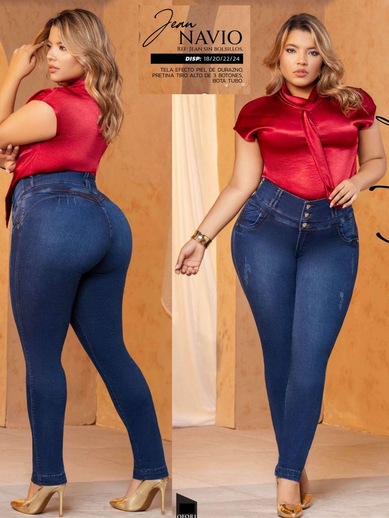 Jeans Levantacola Colombiano