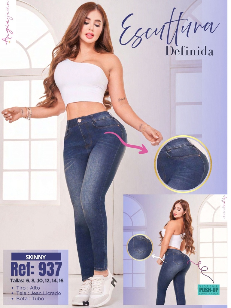 Jeans Levantacola Colombiano