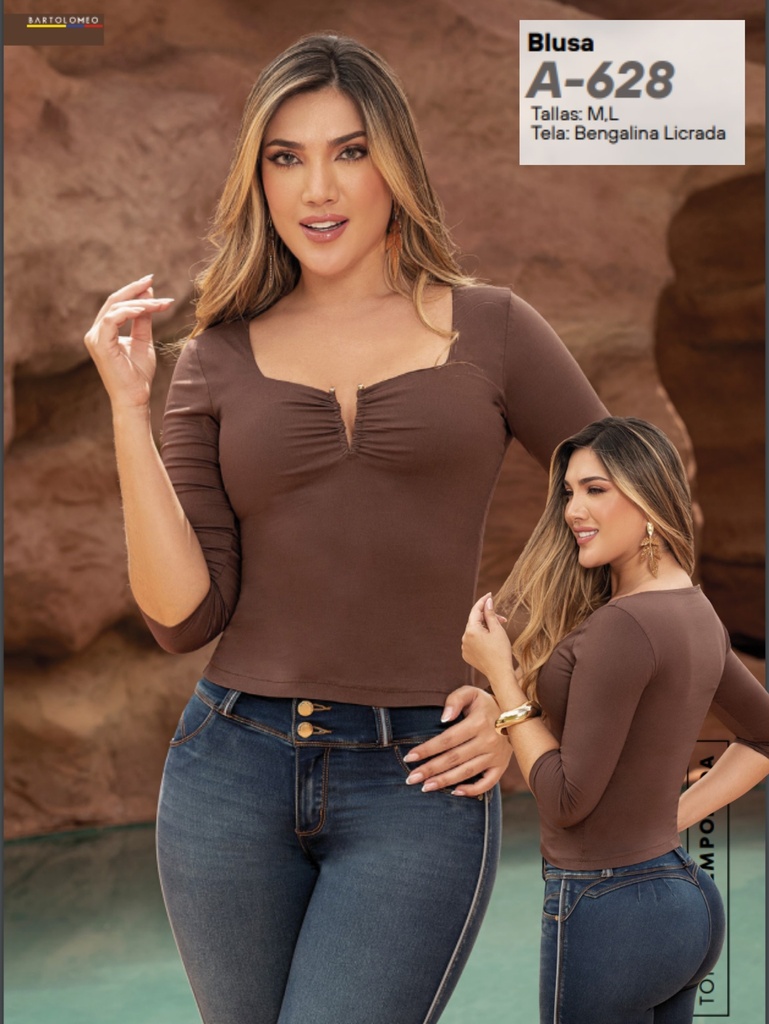 [351A628M] Blusa Moda Colombiana (M)