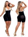 Faja Colombiana Short Negra de Tiro Alto con Tirantes – FF